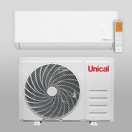 UNICAL FLOWY 24000 BTU SINGLE-SPLIT KLIMAGERÄT - VOLL INVERTER - R32 GAS - WIFI OPTIONAL - KLASSE A++ | FLWY 24H