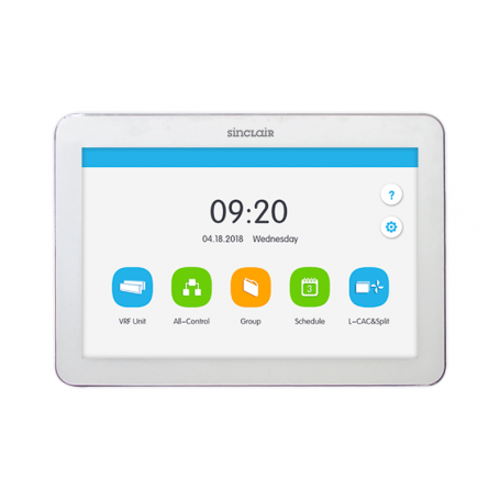 UNITA' DI CONTROLLO CENTRALIZZATA TOUCH SCREEN SCC-36 CON TIMER SETTIMANALE