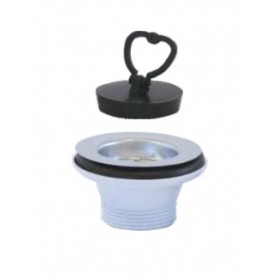 PILETTA PP CON TAPPO  GOMMA E MANIGLIA 11/2