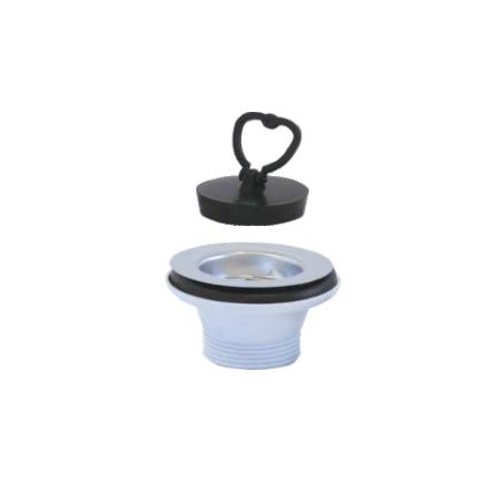 PILETTA PP CON TAPPO  GOMMA E MANIGLIA 11/2