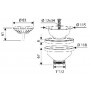 PILETTA PP CON TAPPO INOX 90 X 11/2