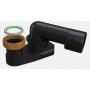 SIFONE VASCA C/DADO OTTONE  11/2" X  40-50 GIREVOLE