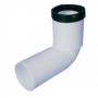 CURVA PP 90° 110 PROLUNGATA WC PAVIMENTO