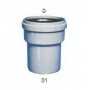 RACCORDO PASSAGGIO PP-PVC 40-40 C/GUARNIZIONE