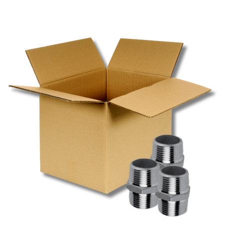 NIPLES INOX 1/2'' INOX 316 - CONFEZIONE 100 PEZZI