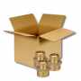 NIPLES OTTONE RIDOTTO 3/4" X 1/2"- CONFEZIONE 100 PEZZI