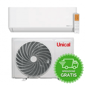 CONDIZIONATORE MONOSPLIT UNICAL FLOWY 12000 BTU - FULL INVERTER - GAS R32 - WIFI OPTIONAL - CLASSE A++ | FLWY 12H