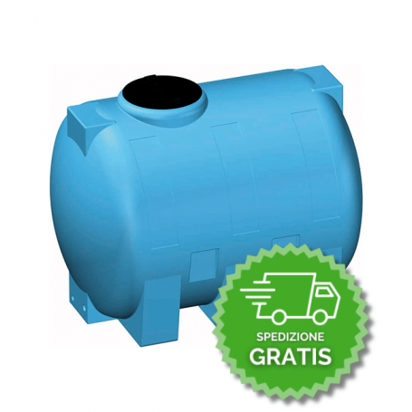 POLYETHYLENE TANK 1500 LITERS | HORIZONTAL - RTC