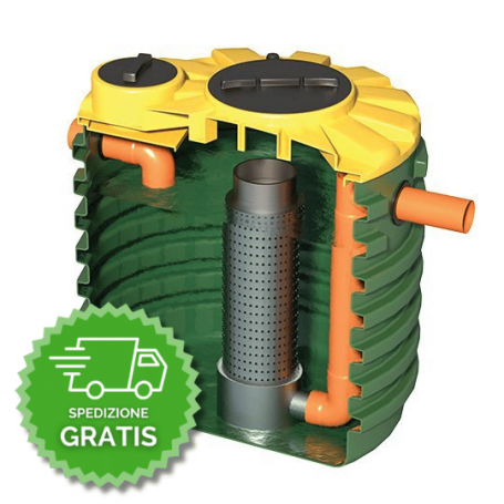 COALESCENT DEOLIER 800 LITERS | 15 CAR SEATS | SQUARE SURFACE 730 M² | 2 l/s