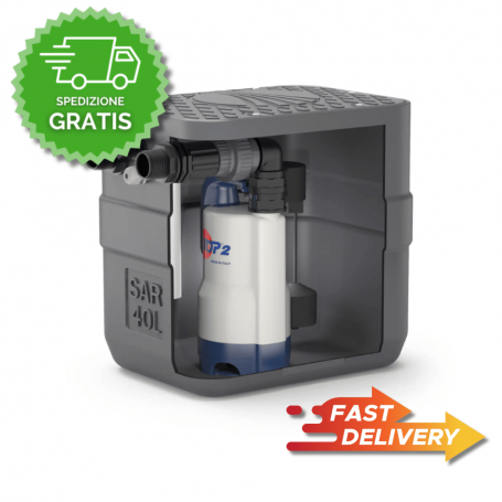 PEDROLLO SAR40 WASTEWATER LIFTING STATION WITH TRITUS TX 0.75 HP - SHREDDER