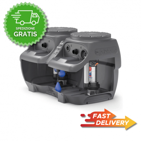 PEDROLLO SAR550 WASTE WATER LIFTING STATION WITH TRm 0.9 1.25 HP - TRITURATOR