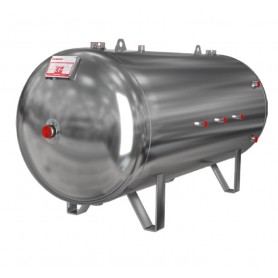 PED8 HORIZONTAL STAINLESS STEEL AUTOCLAVE LT. 200 A316L