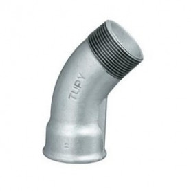 CAST-IRON BEND 45 21/2 MF