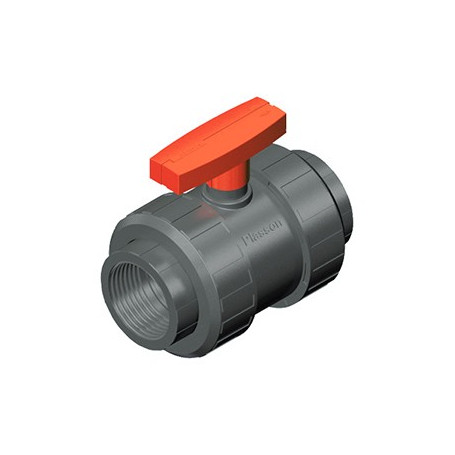 VANNE PVC BI-STOP FPM FILETÉE 1/2