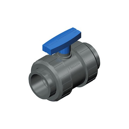TEKNICA BALL VALVE FEMALE FOR BONDING PVC D.50