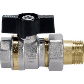 VANNE A BILLE ASTER 1/2" M/F UNION