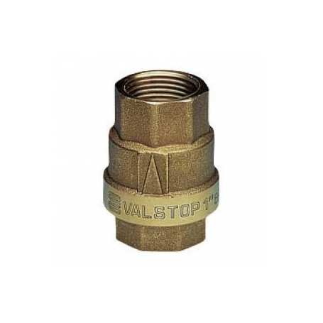 VALSTOP - CLAPET ANTI-RETOUR FEMELLE/FEMELLE PLEIN DÉBIT SABLÉ 1''1/4