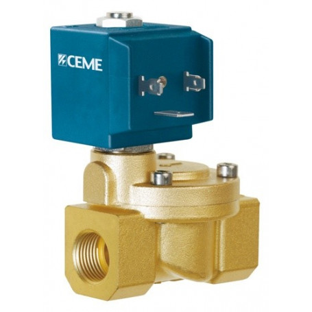 NORMALLY CLOSED ELECTROVALVE Servocontrolled 3/8'' NBR