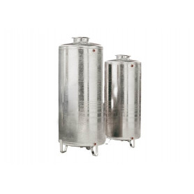 SERBATOIO ZINCATO VERTICALE  LT. 500