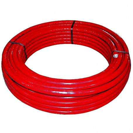 TUBE MULTICOUCHE 20X2MM AL0.2 W/ISOL. ROUGE MT50