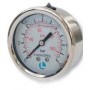 MANOMÈTRE D.63 0-12 BAR 1/4 ACIER INOXYDABLE CONNEXION ARRIÈRE GLYCÉRINE