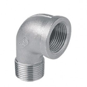 ELBOW 90' MF 4'' STAINLESS STEEL 316