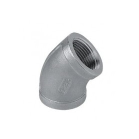 KRÜMMER 45' FF 1''1/2 EDELSTAHL 316