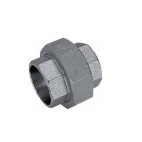 GIUNTO A 3 PEZZI A SALDARE A TASCA 1''1/2 INOX AISI 316