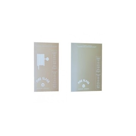 FIRE GLASS SHEET mm 306 X 530 FOR CASS. INC. 45