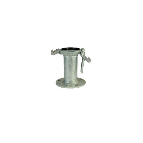 RACCORDO ZINCATO SFERICO FEMMINA D.65 X FLANGIA DN60