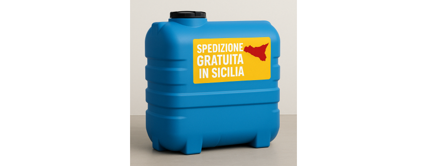 SERBATOI POLIETILENE SPEDIZIONE GRATUITA - SICILIA