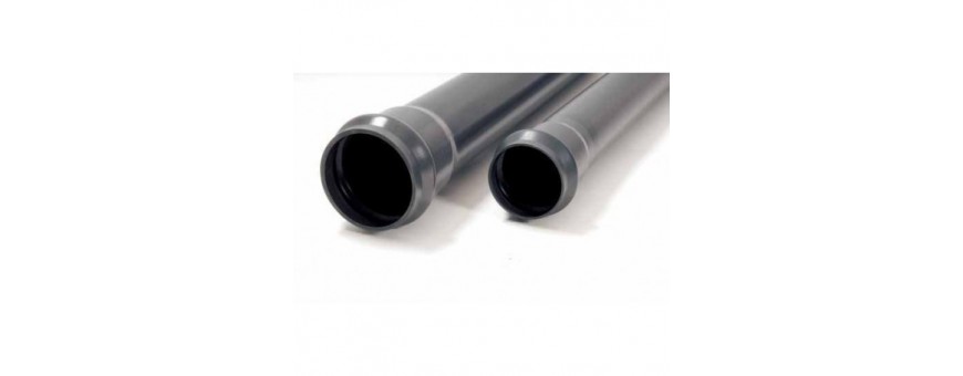 PVC-ROHRE MIT MUFFE UND DICHTUNG