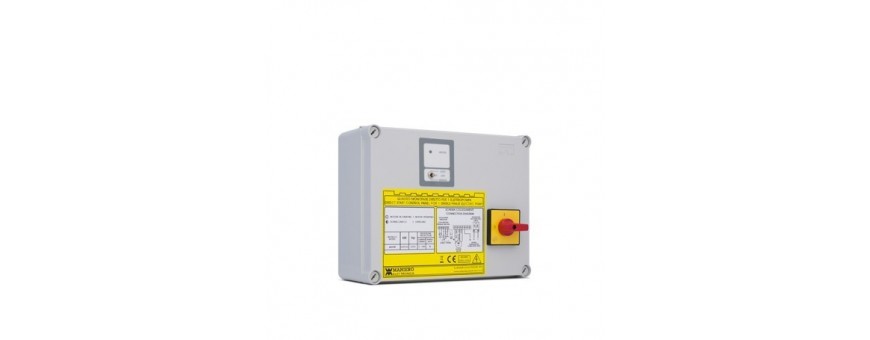 ELEKTRONISCHE SCHALTTAFELN MIT STROMSCHUTZ