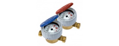 CONTALITRI DOMESTICI GETTO SINGOLO QUADRANTE BAGNATO - SERIE CPR-M3