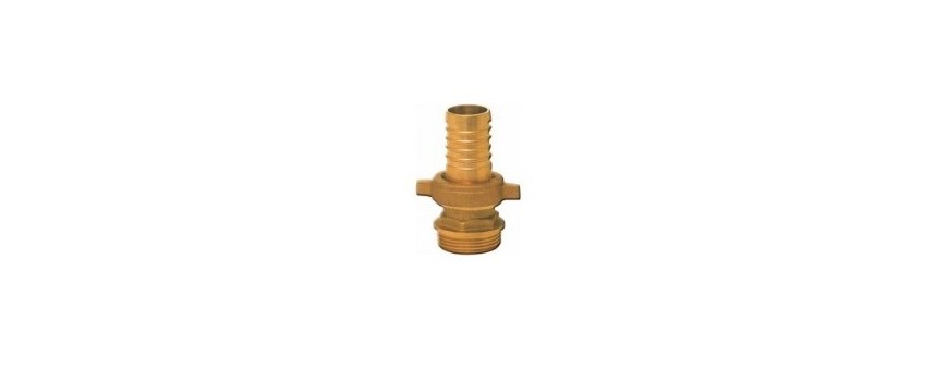 CONNECTEUR DE TUYAU DROIT EN LAITON 3 PCS.