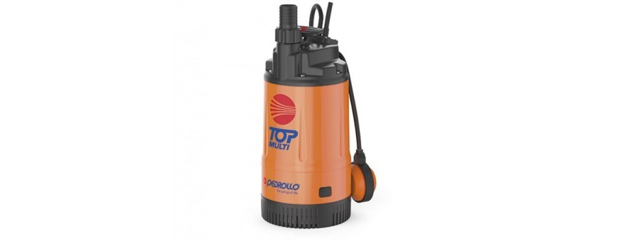 POMPES ÉLECTRIQUES MULTISUBMERSIBLES PEDROLLO SÉRIE TOP-MULTI