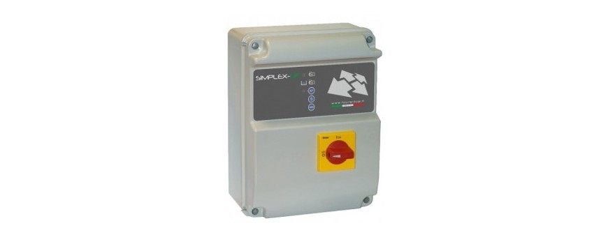 ELEKTRONISCHE EIN-/ DREIPHASIGE SCHALTTAFELN DER SIMPLEX-SERIE MIT STROMSCHUTZ