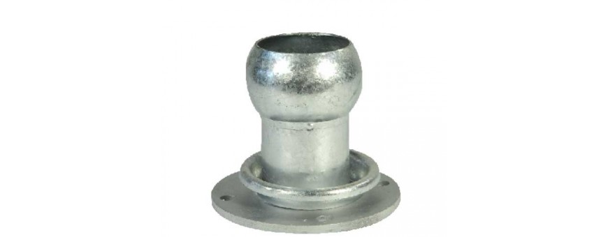 KUGELFÖRMIGE ARMATUREN MIT VERZINKTEM FLANSCH