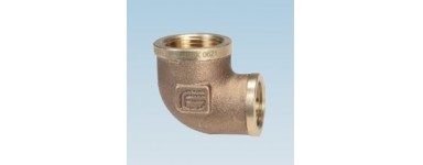 WINKELSTÜCKE BRONZE REDUZIERT 90° GELB - F/F