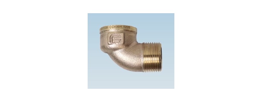 KRÜMMER BRONZE 90° GELB - M/W